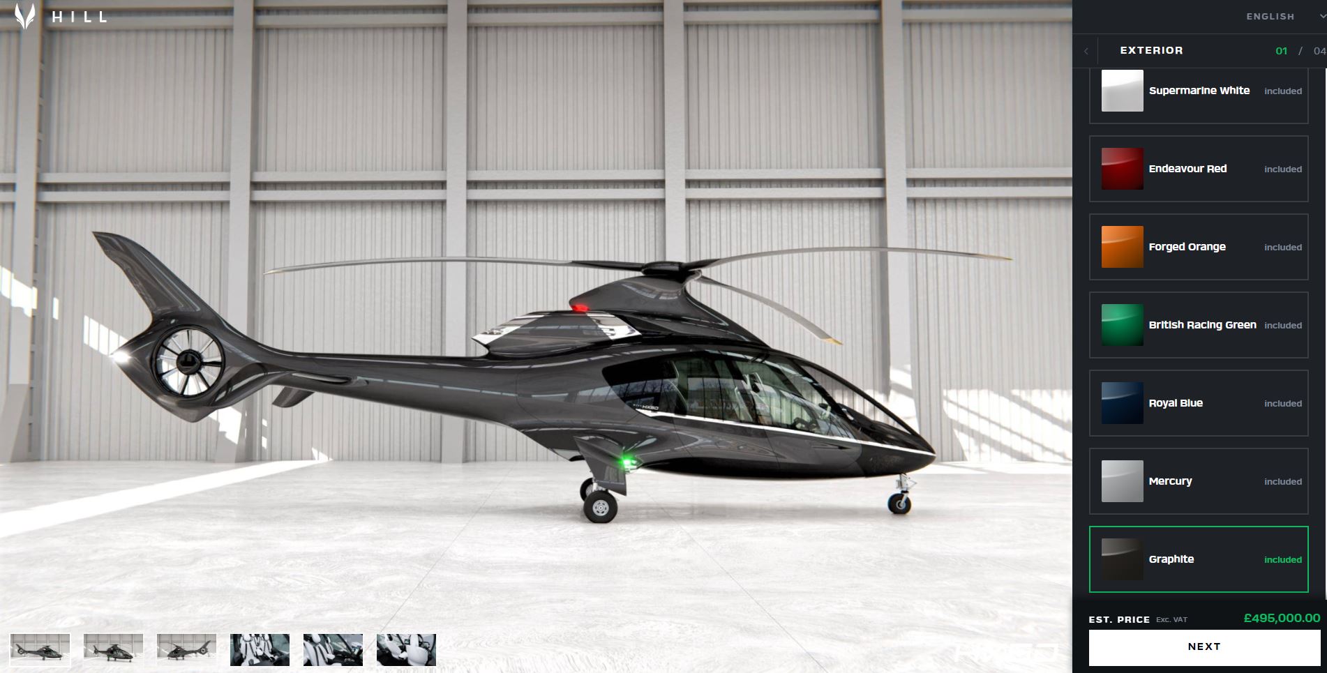 HX50 Helicopter set to disrupt the airspace AYC Superyacht